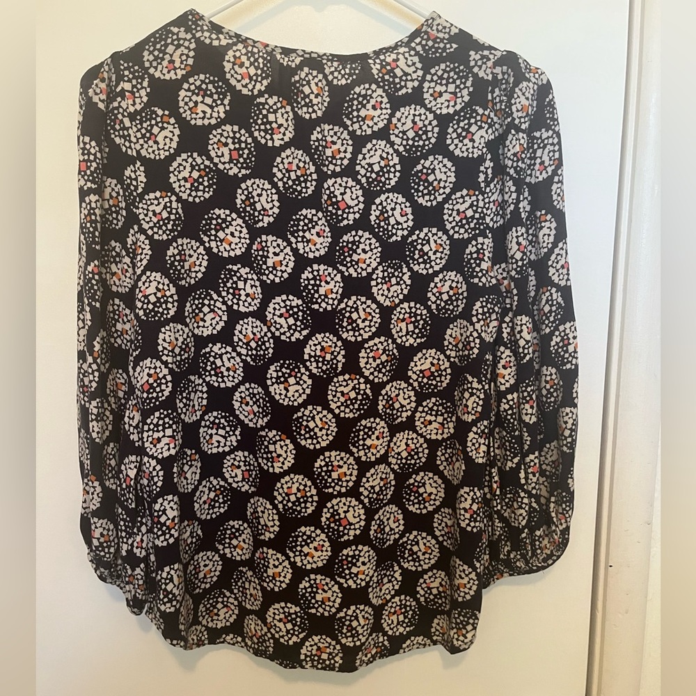 Maeve Patterned Button Up Blouse (Anthropologie) - image 2